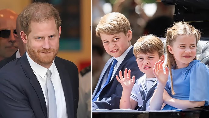 There is a very high probability that Prince Louis is inquiring about Prince Harry